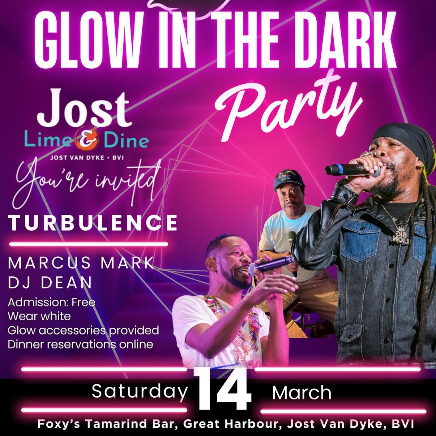 GLOW IN THE DARK PARTY  MARCH 14, 2026